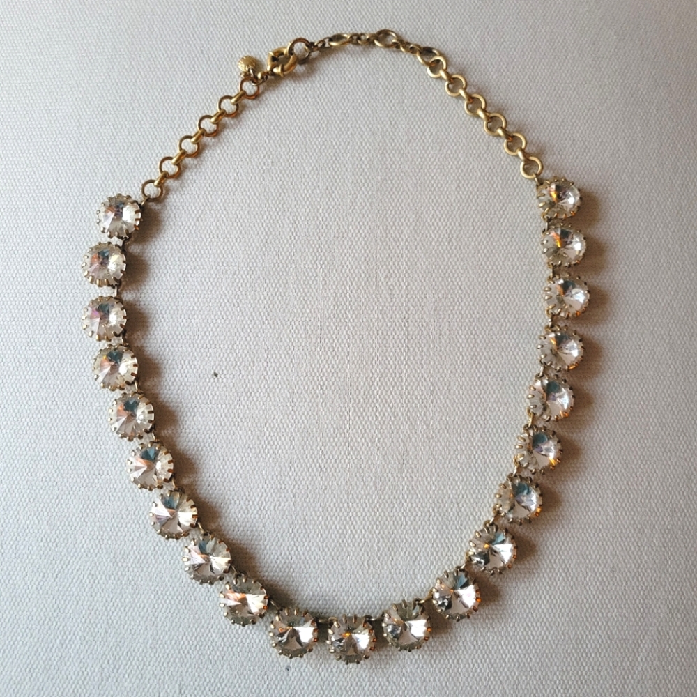 J.Crew Crystal Venus Flytrap Necklace